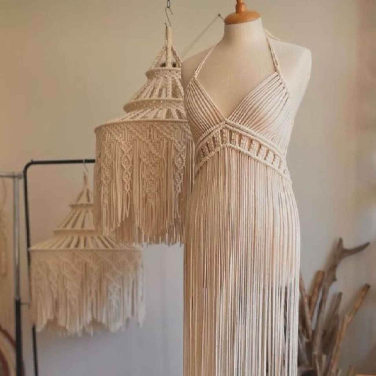 Handcrafted Bohemian Macrame Dress for Unmatched Style and Comfort