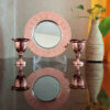 Handcrafted Copper Candlestick - A Stunning Blend of Tradition and Elegance (1 piece)