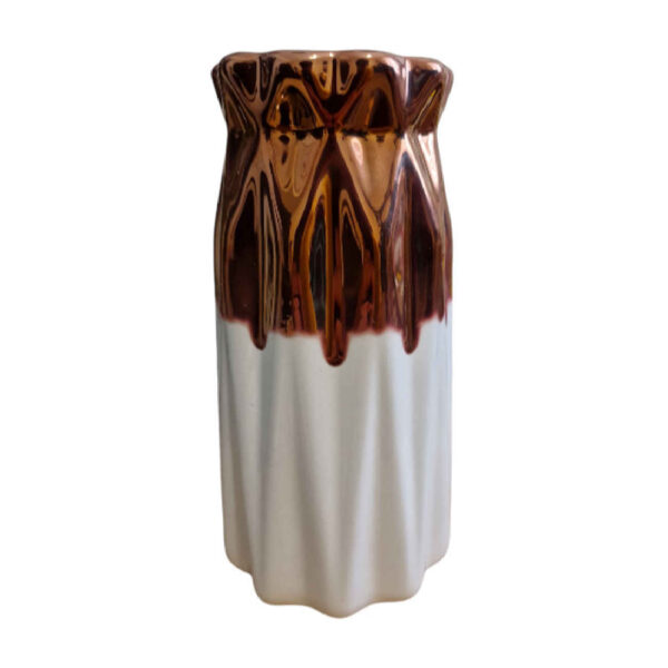 Handcrafted Decorative Persian Pottery Vase Cylindrical Model