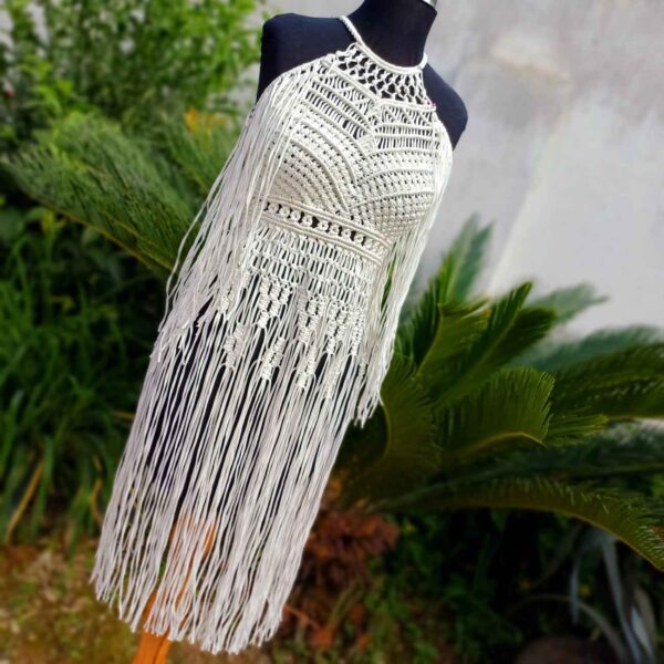Handcrafted Macrame Dress – Perfect for Beachside Walk & Sunset Dinner