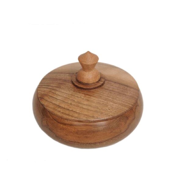 Handcrafted Wooden Sugar Bowl - A Perfect Blend of Rustic Elegance and Everyday Functionality