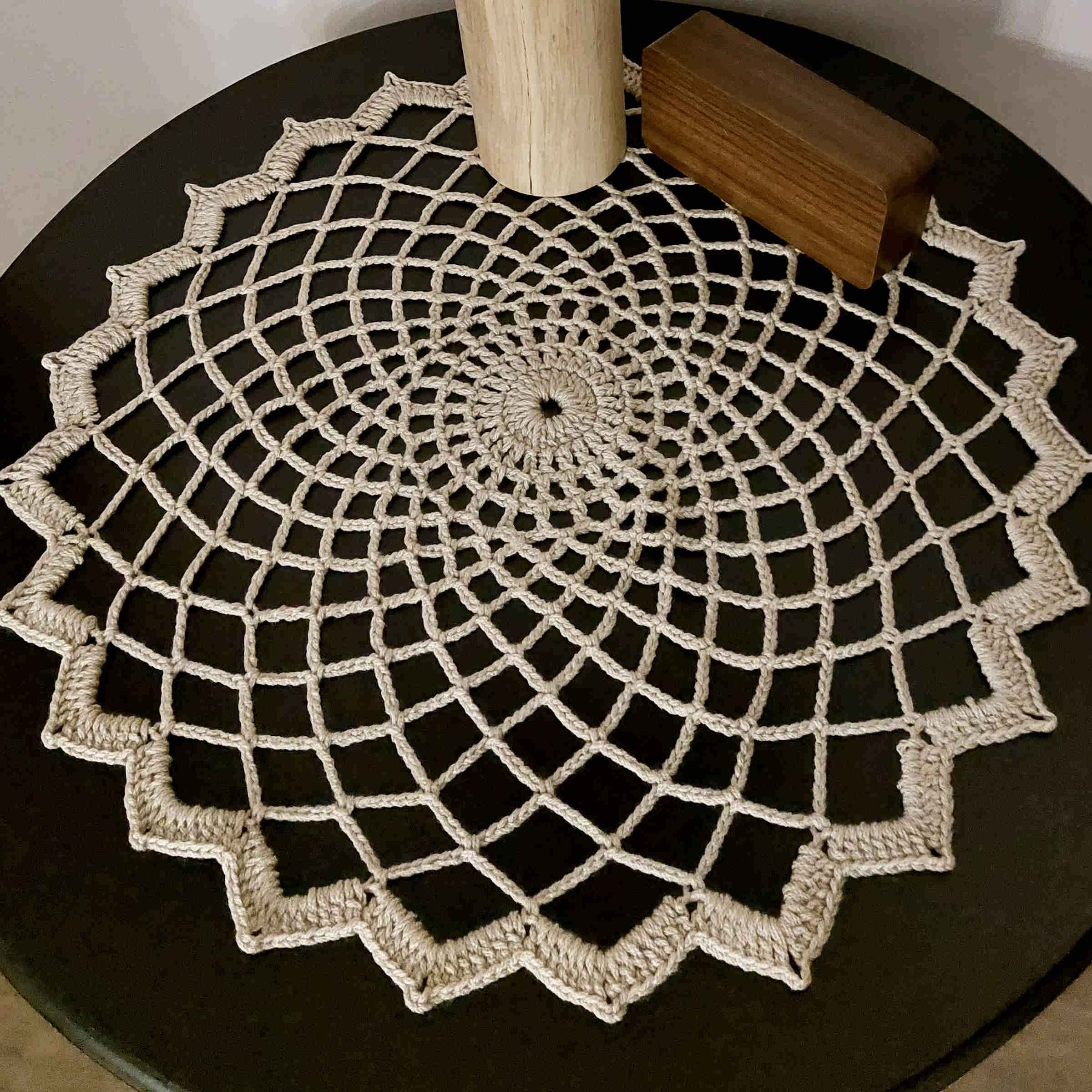 Handmade Crochet Tablecloth – Design for a Classic Home Look