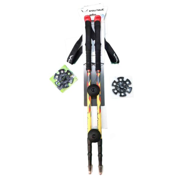 Hiking Pole Snow Hawk Model - Essential Features for Every Outdoor Enthusiast (x2)