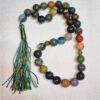 Islamic Agate Rosary Crafted with 33 Prayer Beads Tasbih Green