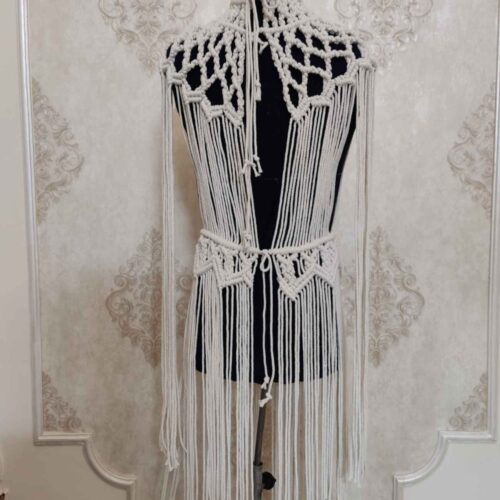 Luxury Macrame Dress with Artisan Knotted Details for Unmatched Style and Comfort