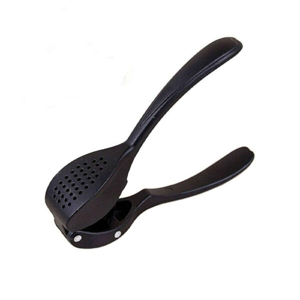 Manual Garlic Press Black Metal - Sturdy and Durable