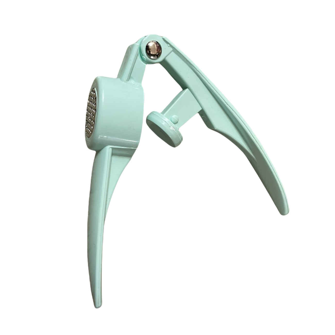 Manual Garlic Press – Functional and Eye-Catching – Mint Green Color