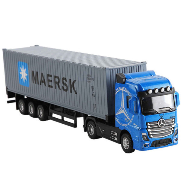 Mercedes-Benz Actros 1996 Toy Truck - with MSC Shipping Container and Intricate Details