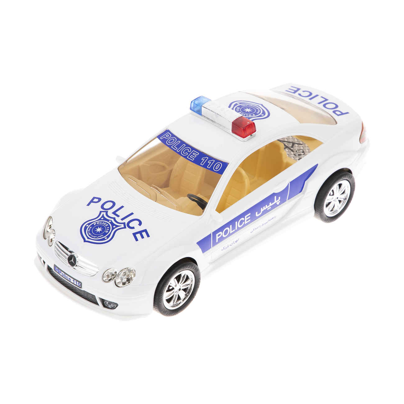Mercedes-Benz C Class Police Model Toy Car - Detailed Emergency Vehicle Replica