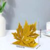 Metal Tissue Paper Holder – Ideal for Home and Office with Leaf Design