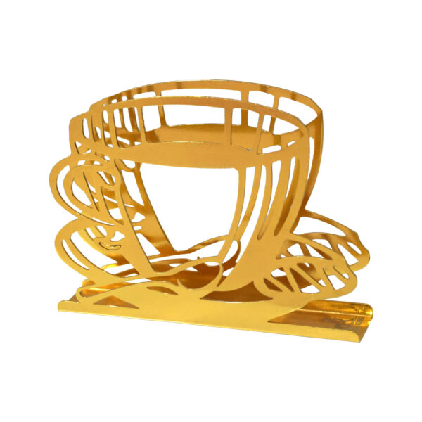 Metal Tissue Paper Holder – Stylish & Ideal for Living Room with Cup Design