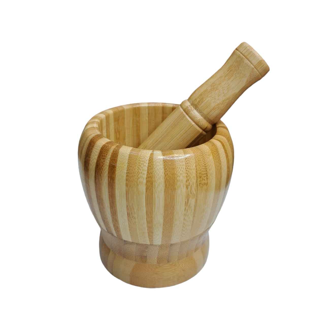 Mortar and Pestle for Grinding and Crushing Herbs and Spices