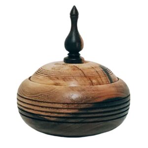 Natural Beauty in Your Kitchen – Artisan Wooden Sugar Bowl for Sweet Storage