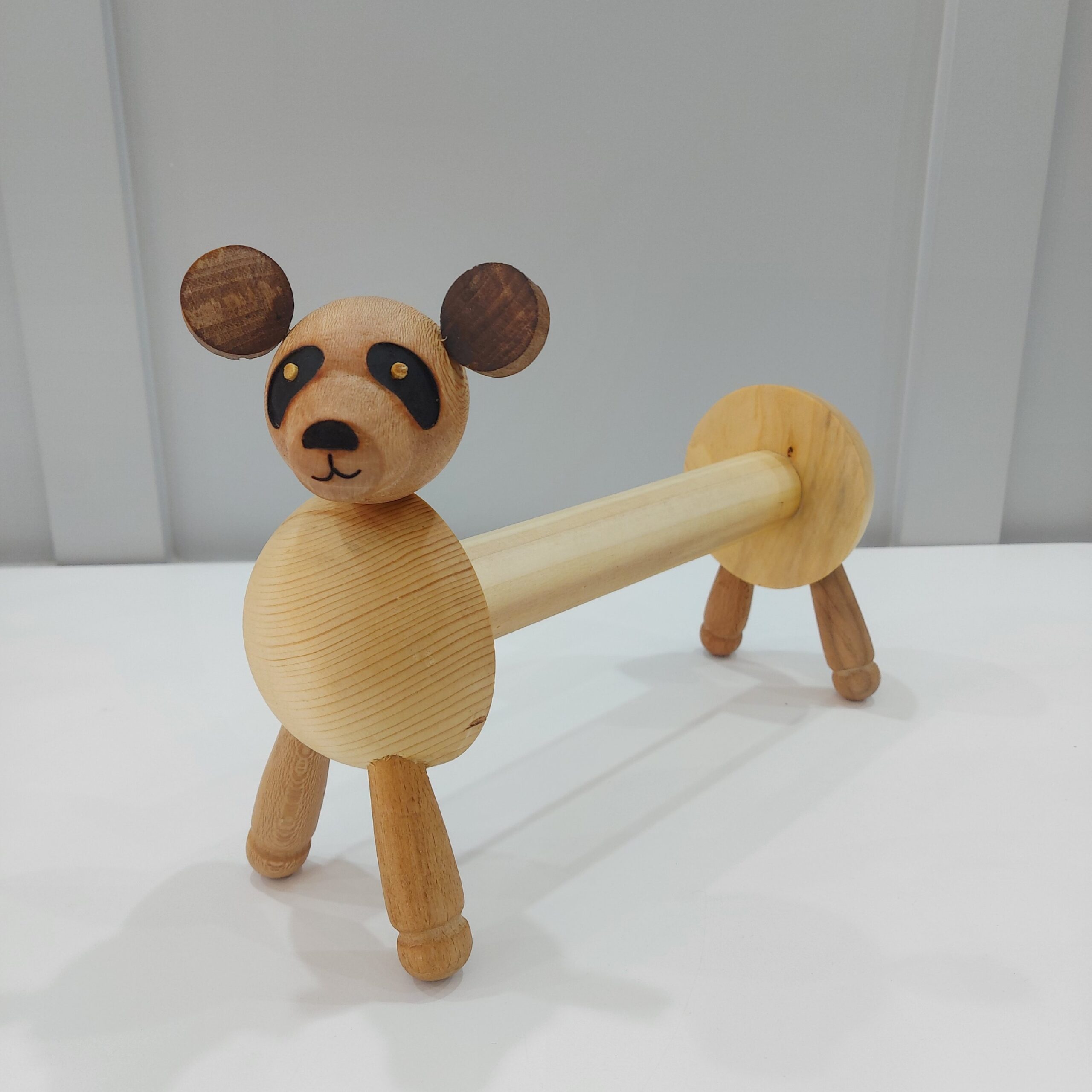 Novelty Wooden Panda Paper Towel Holder – Stylish & Functional Kitchen Organizer