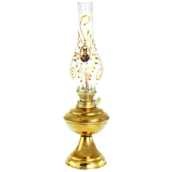 Persian Brass Kerosene Oil Lamp - for Your Home or Outdoor Adventure