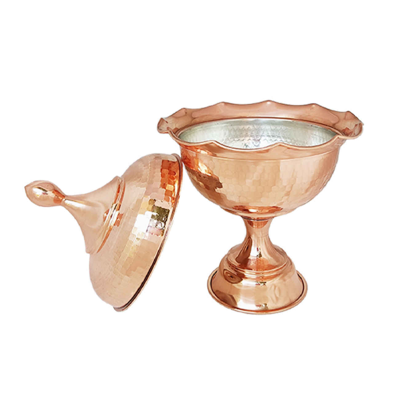 Persian Copper Nuts Serving Bowl – Sleek and Durable for Any Occasion