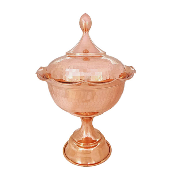 Persian Copper Nuts Serving Bowl - Sleek and Durable for Any Occasion