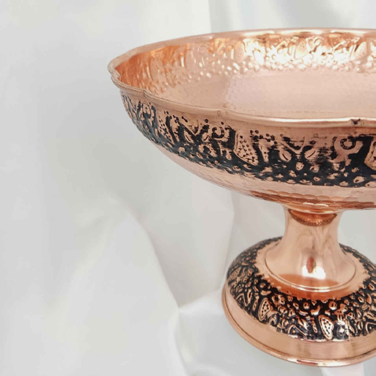 Persian Copper Nuts Serving Bowl – Stylish and Functional Design