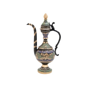 Persian Copper Rosewater Sprinkler Diamond-Cut Model for Vintage Decor Lover