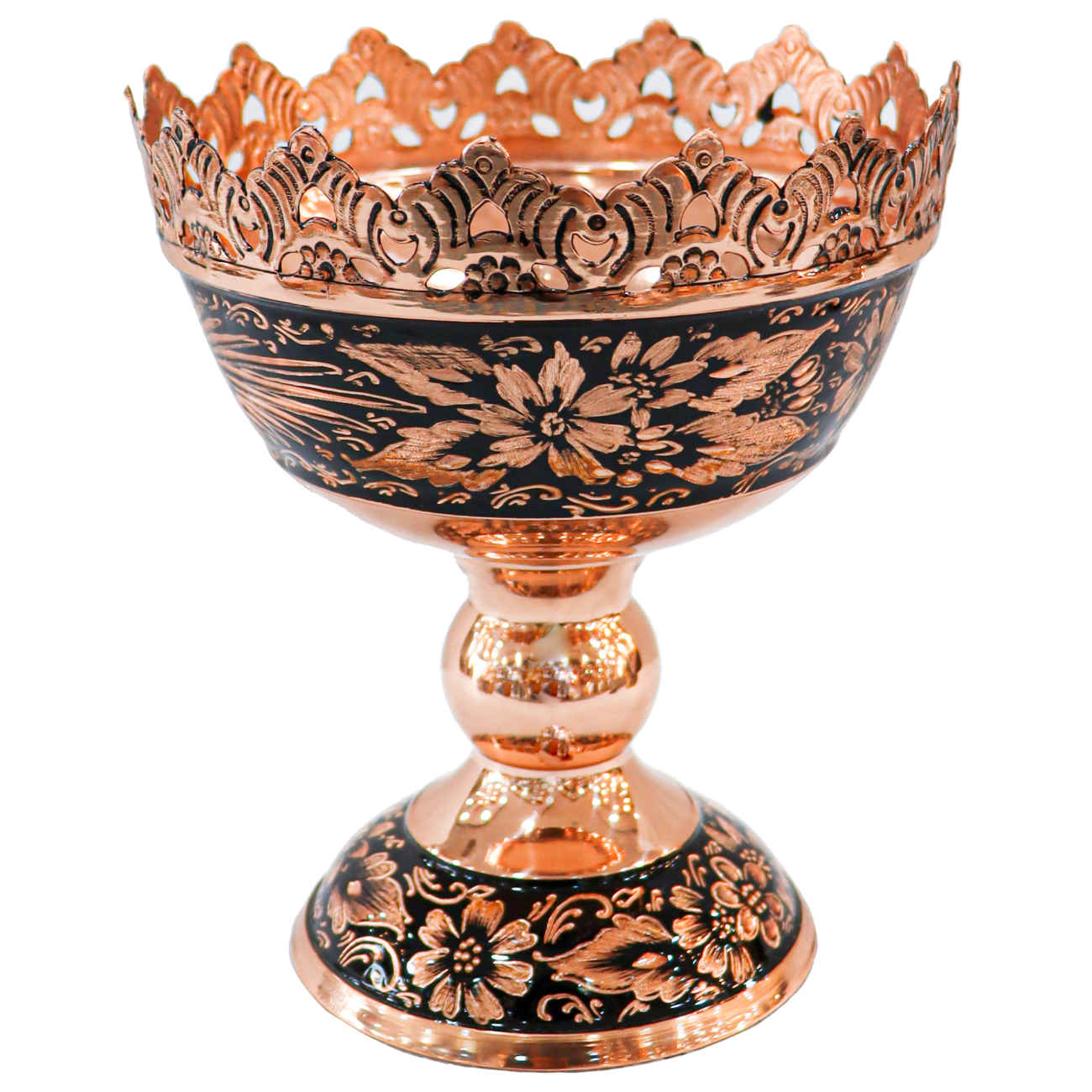 Persian Copper Decorative Bowl - Perfect for Parties, Dining, and Gifting