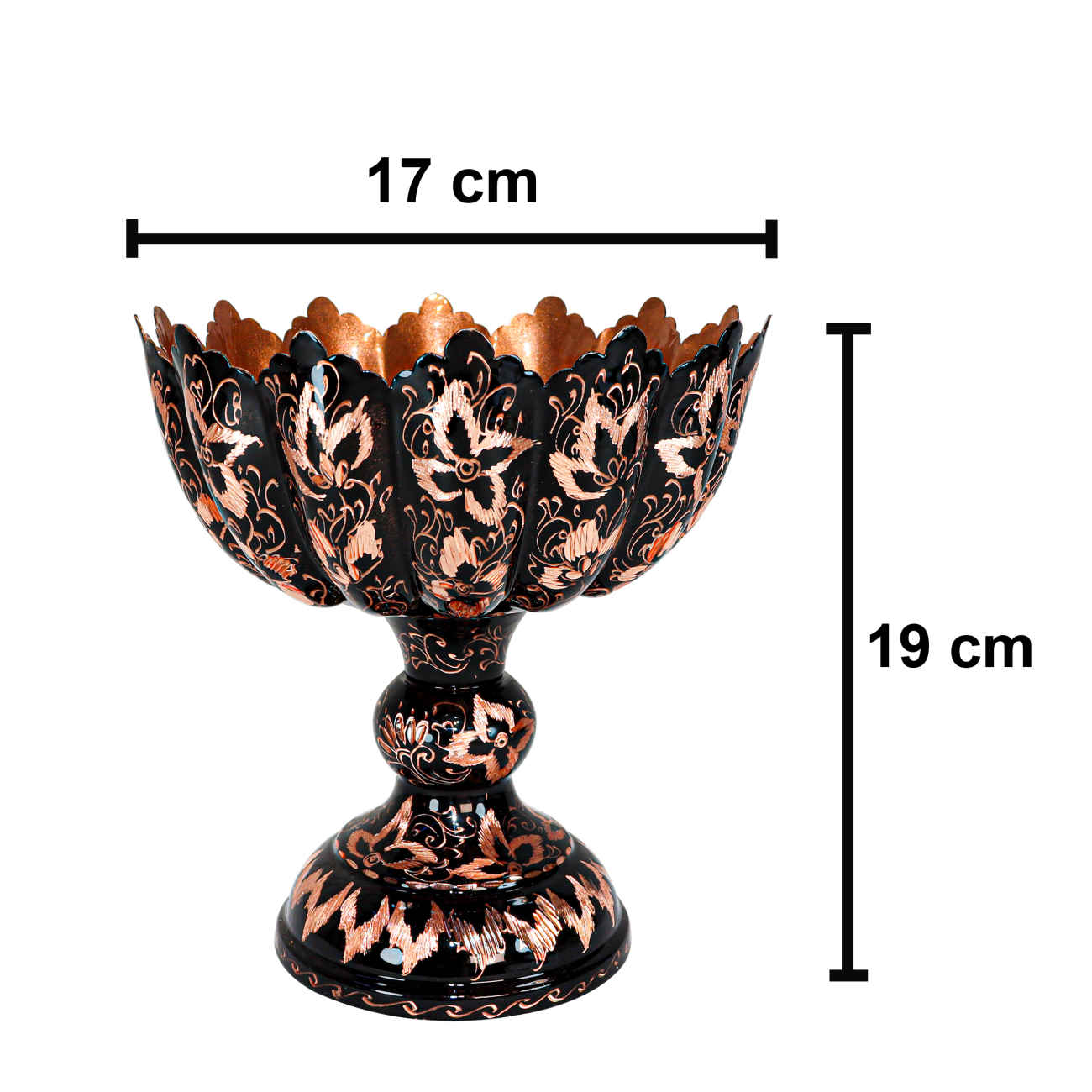 Persian Copper Decorative Bowl –  Stylish and Functional Design for Parties