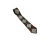 Persian Embroidered Men's Necktie with Handcrafted Detail & Geometric Design