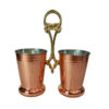 Persian Hammered Copper Utensil Holder – Elegant Kitchen Organizer