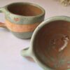 Persian Handcraft Pottery Teacup & Saucer Suitable for Tea & Coffee in Green