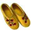 Persian Handcrafted Soft Wool Slipper for Women with Flower Design