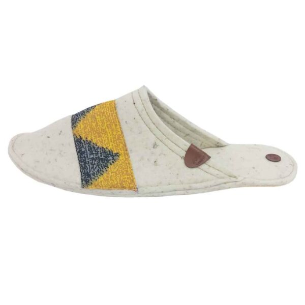 Persian Handcrafted Wool Slipper - Warmth & Cozy Feet with Geometric Design