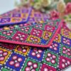Persian Handmade Women’s Clutch Bag - Suzani Embroidery in Pink
