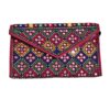 Persian Handmade Women’s Clutch Bag - Suzani Embroidery in Pink