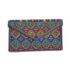 Persian Handmade Women’s Clutch Bag - Suzani Embroidery in Pink