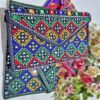 Persian Handmade Women’s Clutch Bag - Suzani Embroidery in Pink