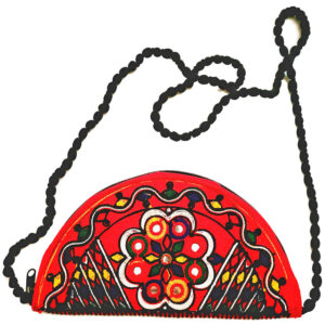 Persian Handmade Women’s Clutch Bag – Suzani Embroidery with Floral Design