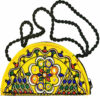 Persian Handmade Women’s Clutch Bag - Suzani Embroidery with Floral Design