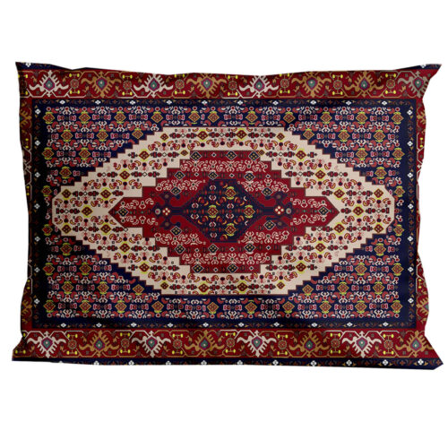 Persian Pillowcase with Traditional Carpet Design and Velvet Material (pack of 2)