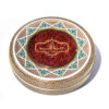 Persian Saffron Gift Box (3 grams) - in Chenarani Khatam Tapestry with Cardamom, Teapot & Mortar