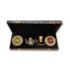 Chenarani Khatam Saffron Gift Box – 3 Grams – with Cardamom, Teapot & Mortar