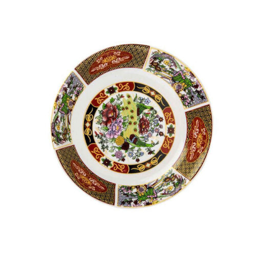 Persian Tea Saucer – Inspired by the Rich Tradition of Iran with Peacock  Design (X6)