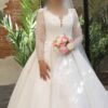 Persian Wedding & Bridal Dress - Arabic Style with Sweetheart Neckline