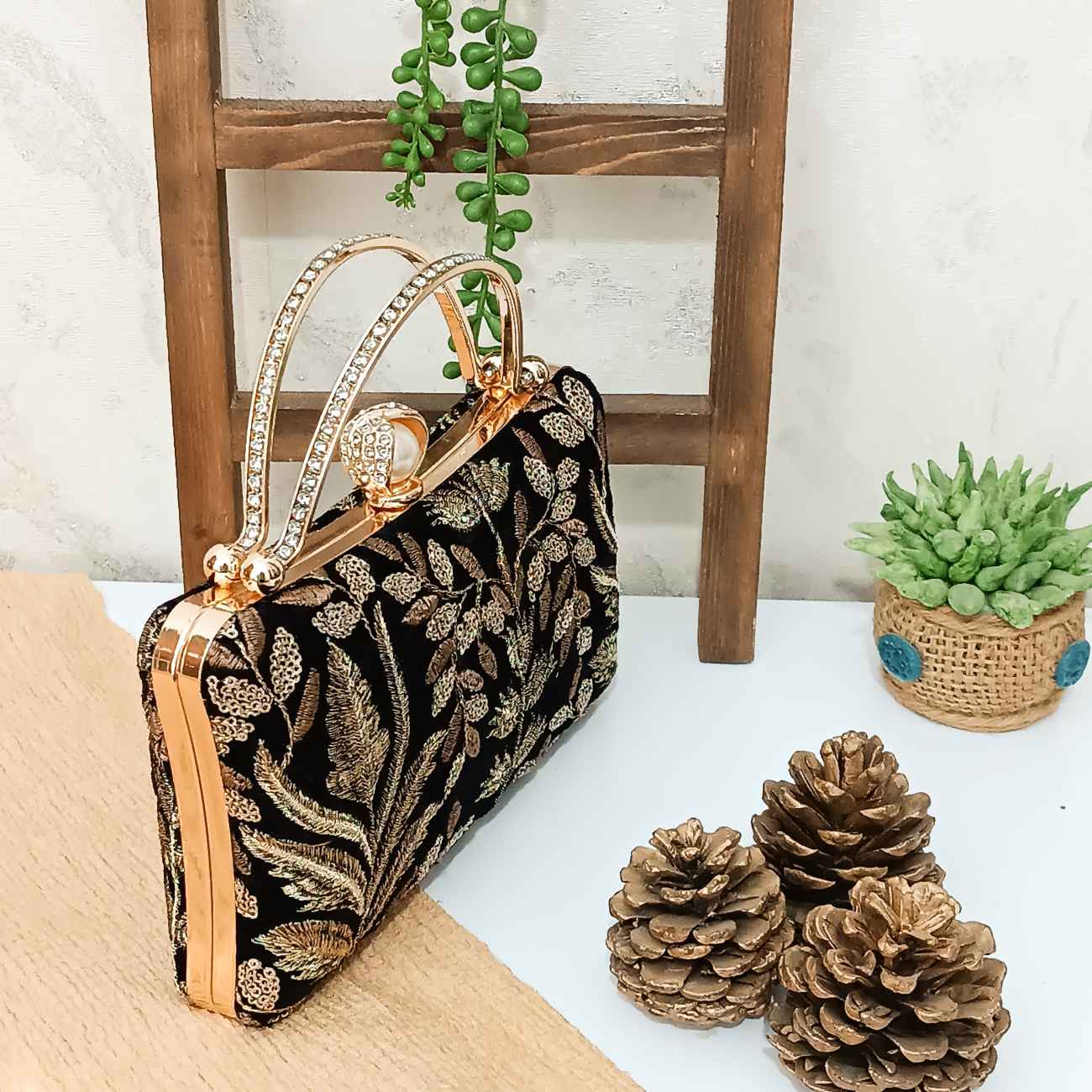 Persian Women’s Clutch Bag – Suzani Embroidery Trendy Handmade Design