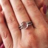 Persian Women's Silver Agate Ring - Featuring a Natural Agate Gemstone