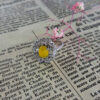 Persian Women's Silver Ring Agate Sharf al-Shams Model with Flower Design