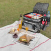 Picnic Bag - Perfect for Camping & Outdoor Adventure with a Shoulder Strap