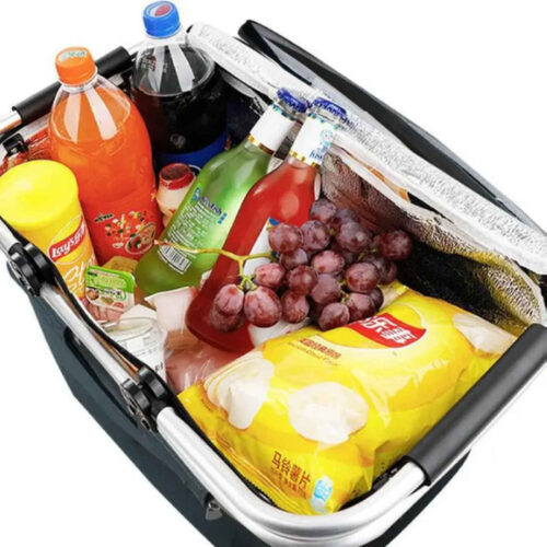 Picnic Bag – Perfect for Camping with Steel Handle Suitable for Food & Drink