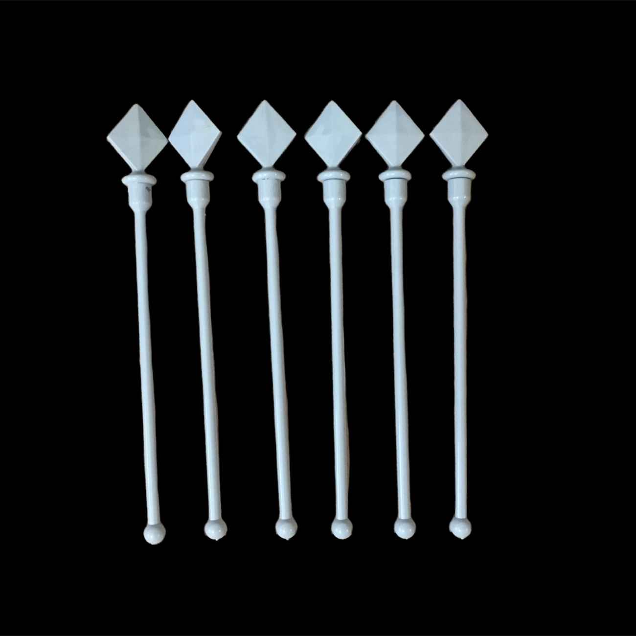 Plastic Bar Spoon – Suitable for Mixing Drink Pack of 6