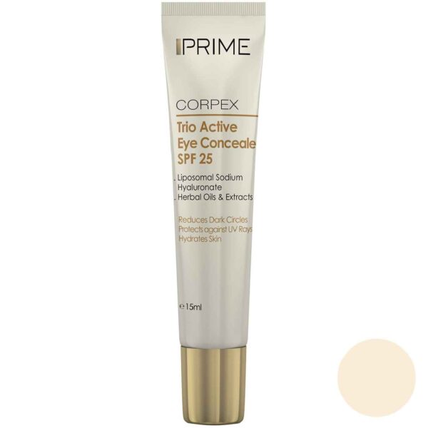Prime Concealer SPF 25 - Reduces Dark Circles, Hydrates & Protects No. 101 (Pack of 2)