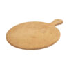 Round Wooden Serving & Cutting Board – Perfect for Pizza
