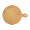 Round Wooden Serving & Cutting Board – Perfect for Pizza